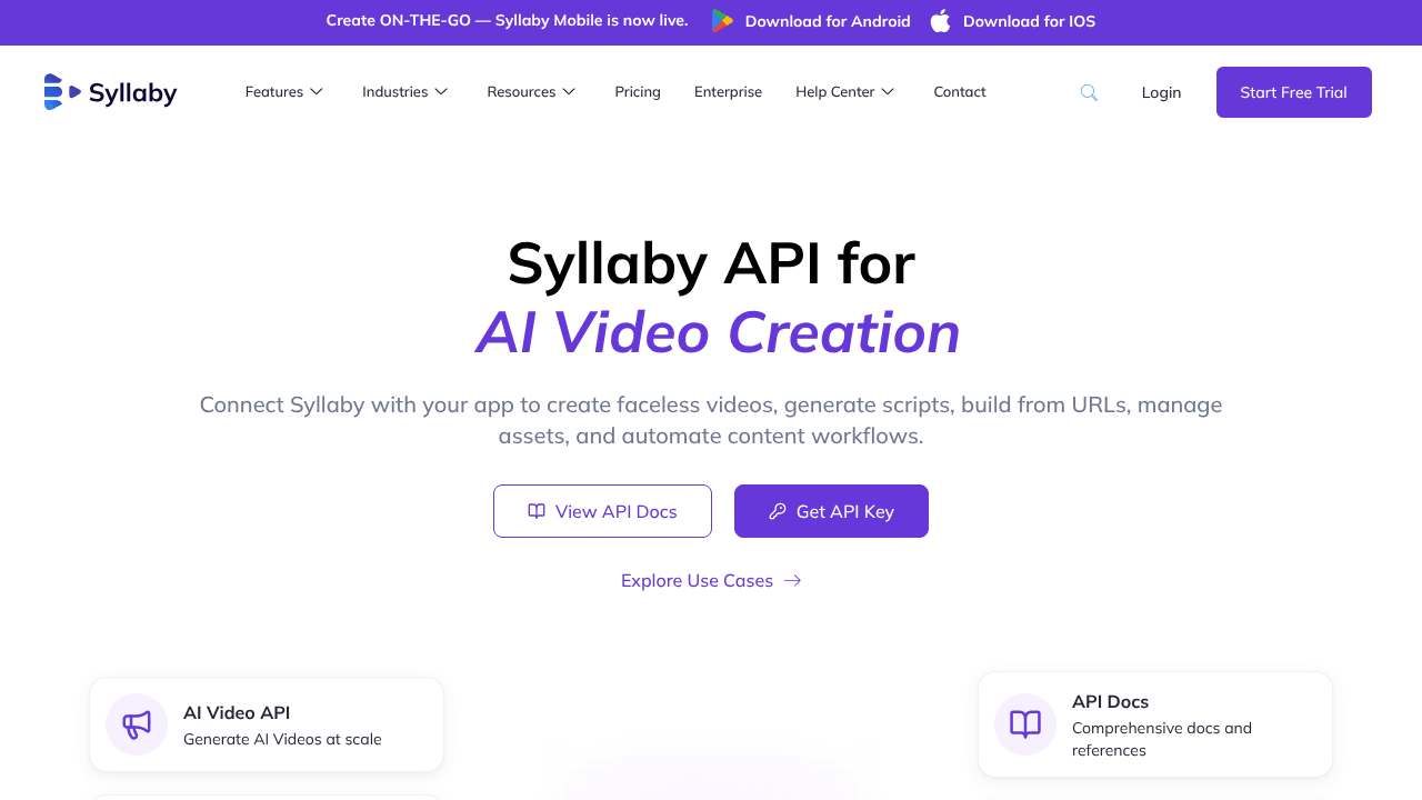 Syllaby API