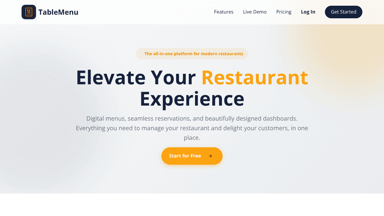 TableMenu