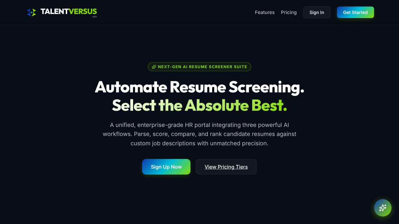 TalentVersus Recruitment Portal