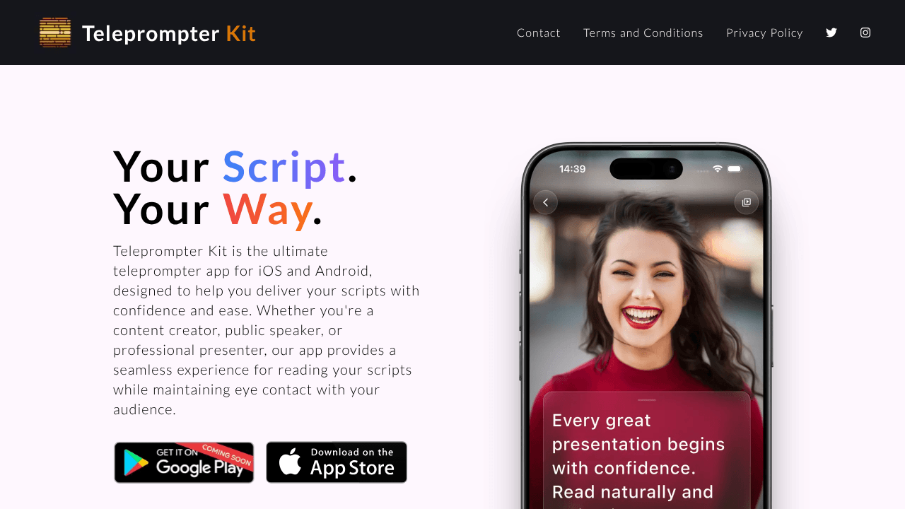 Teleprompter Kit