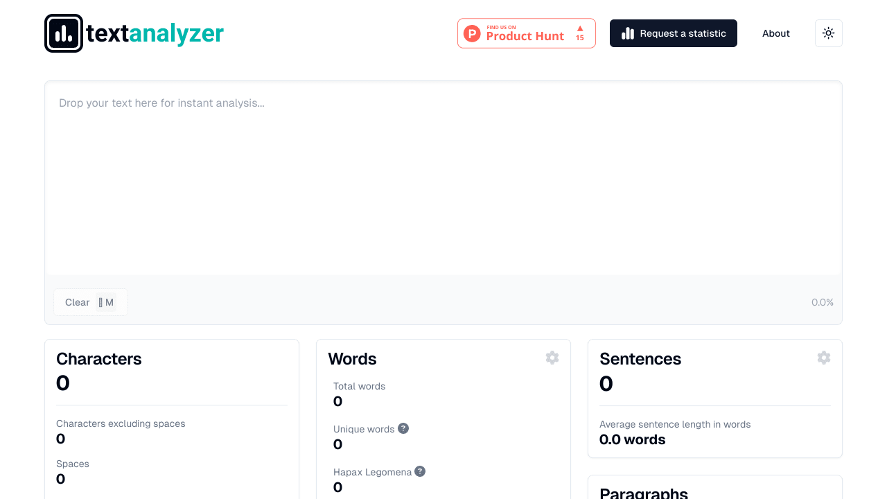 textanalyzer.io