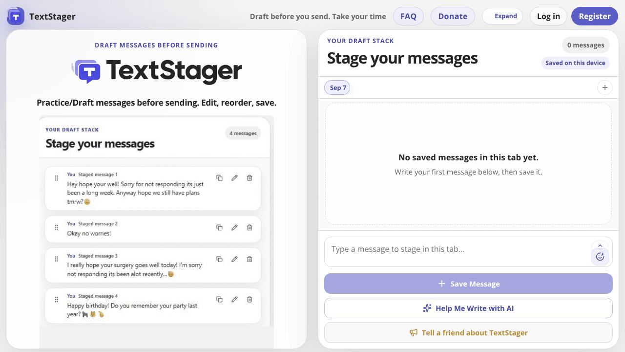 TextStager