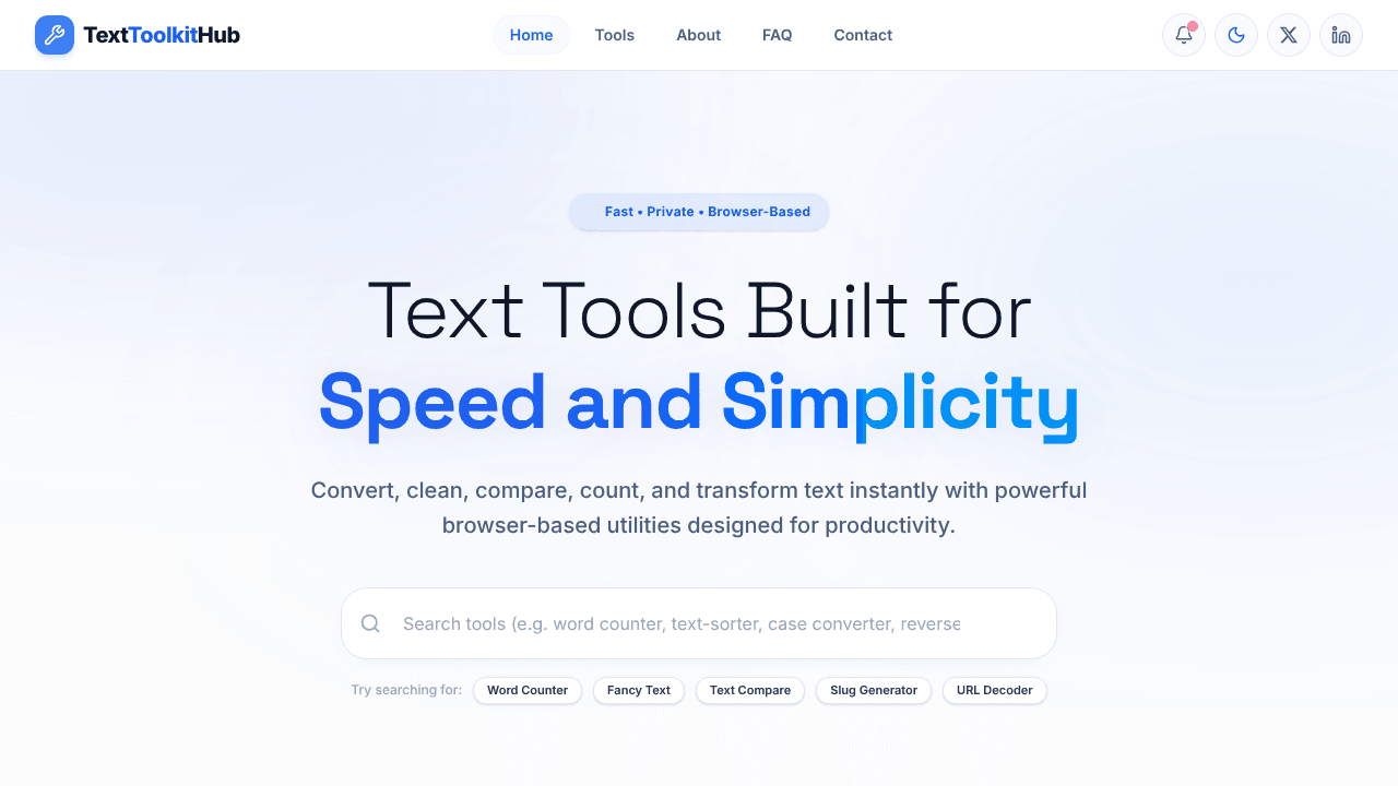 TextToolkitHub