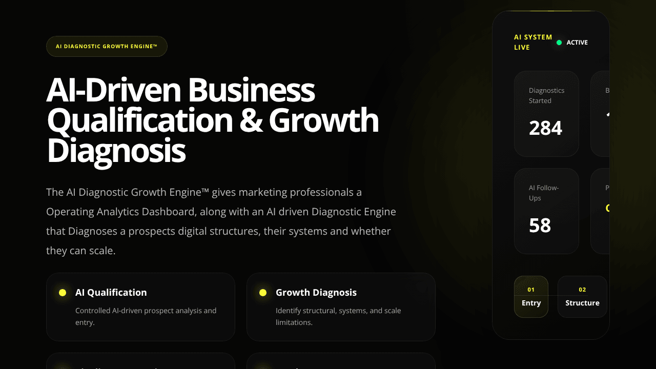 The AI Diagnostic Growth Engine
