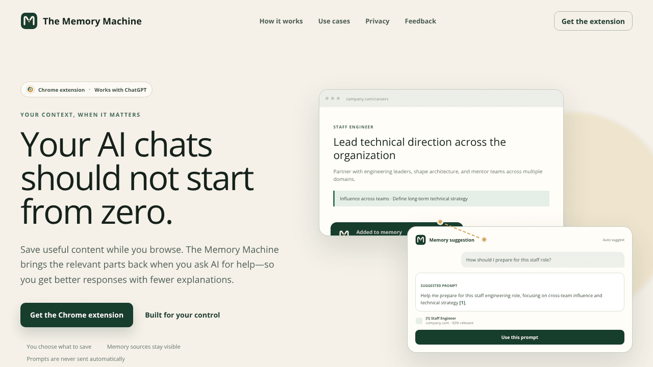 The Memory Machine