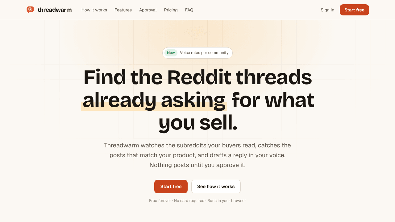 Threadwarm