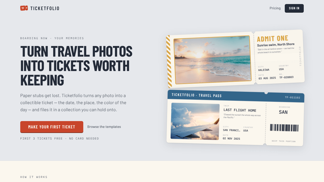 Ticketfolio