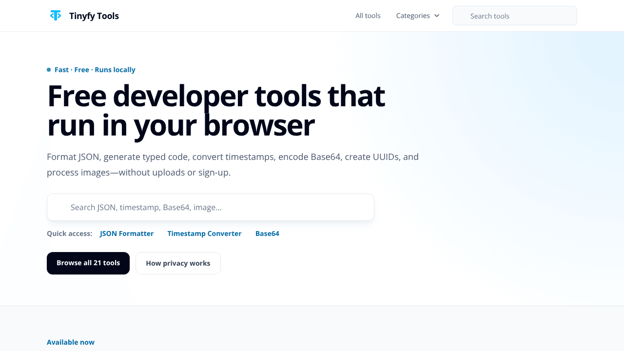Tinyfy Tools