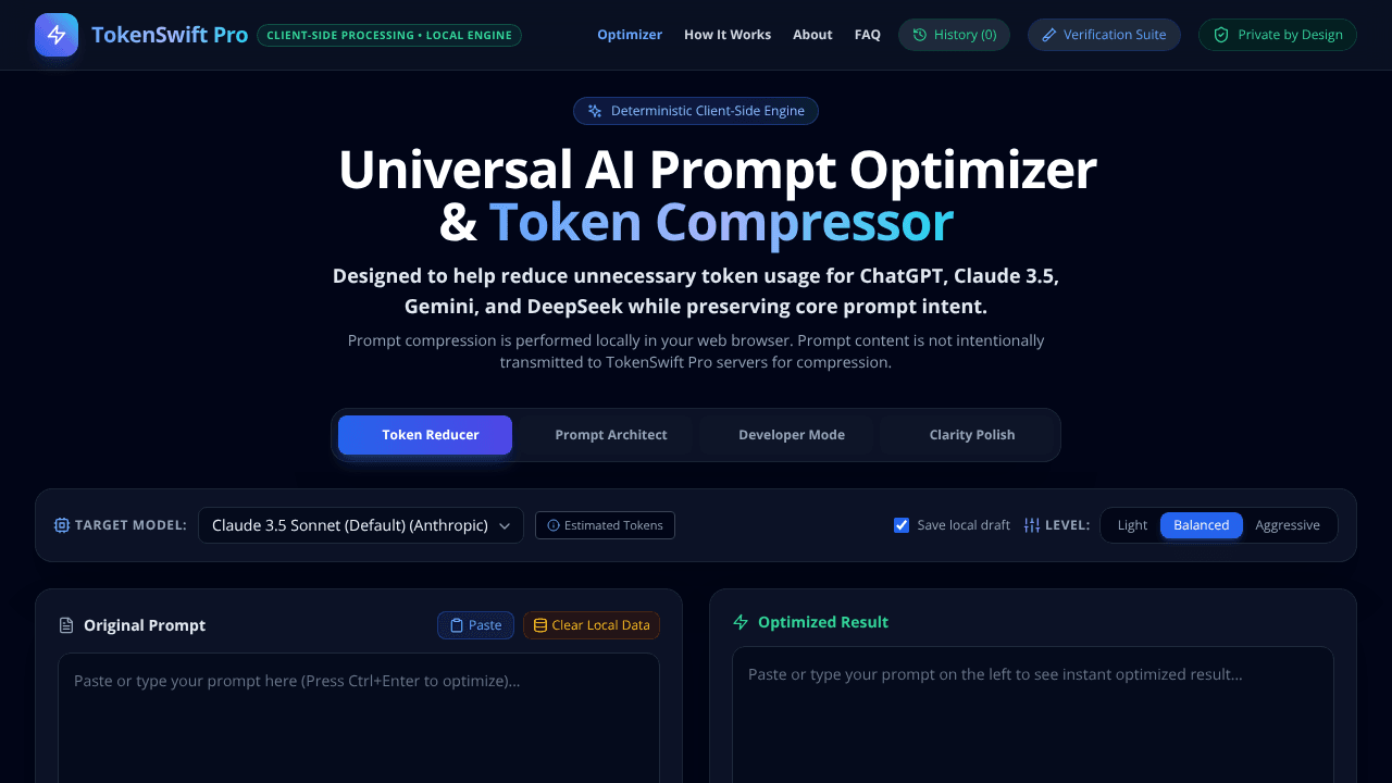TokenSwift Pro