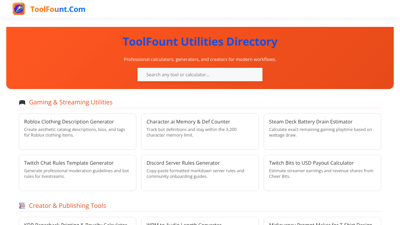 Toolfount.Com