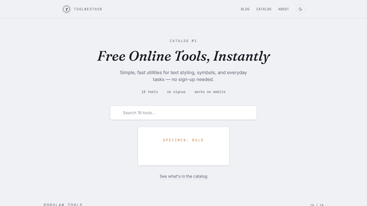 ToolNestHub