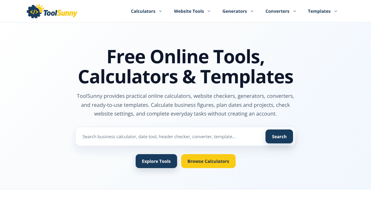 ToolSunny