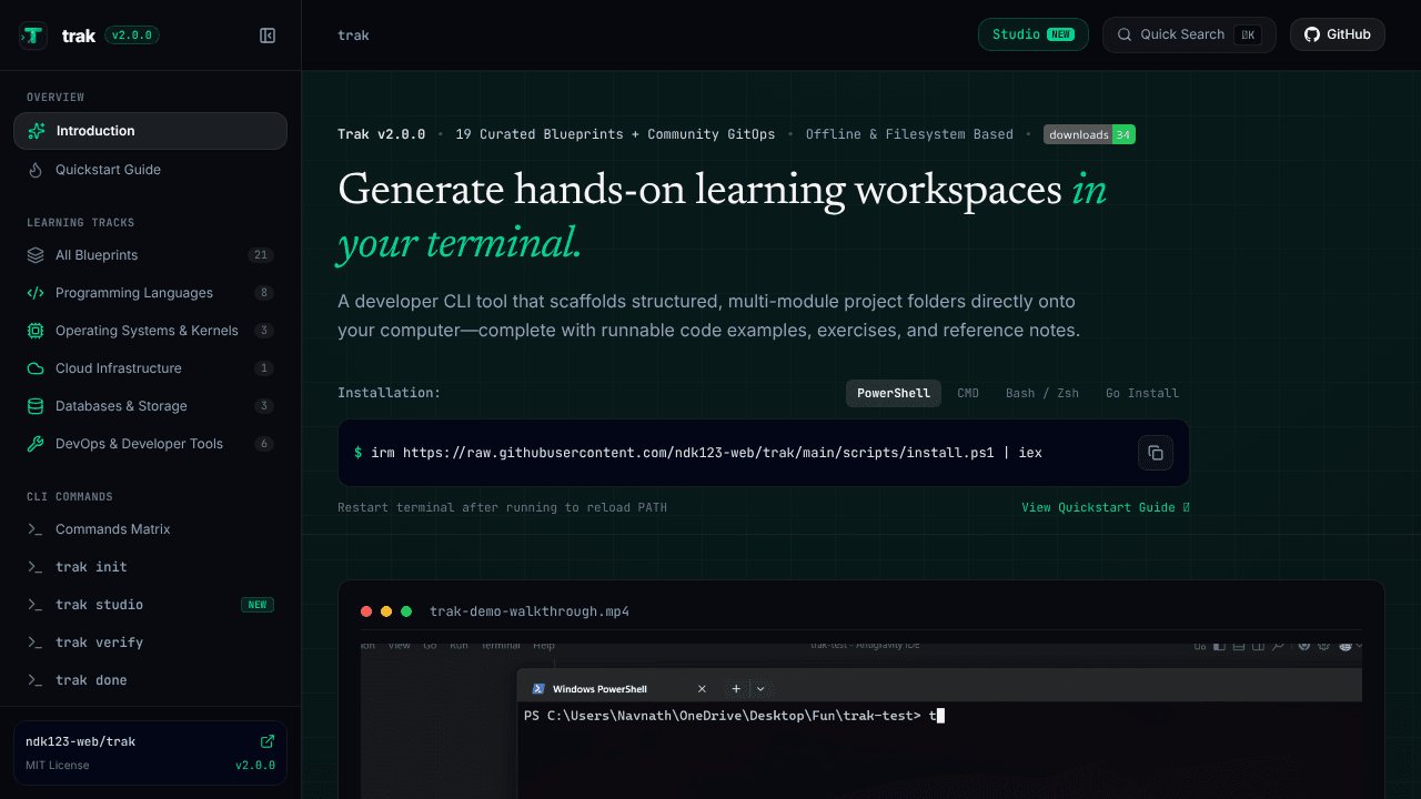 Trak CLI