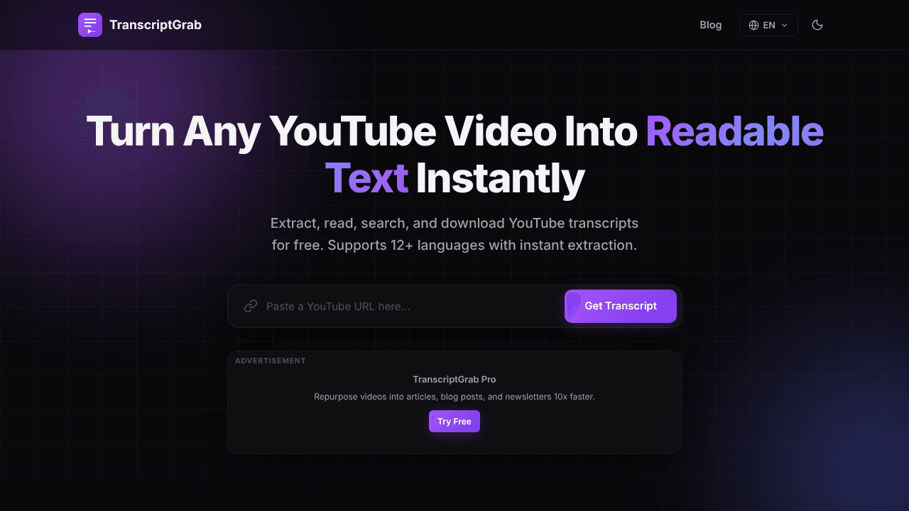 TranscriptGrab