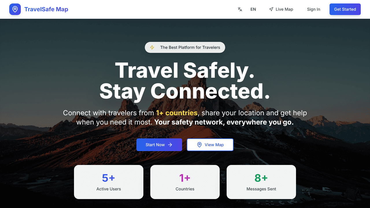TravelSafe Map