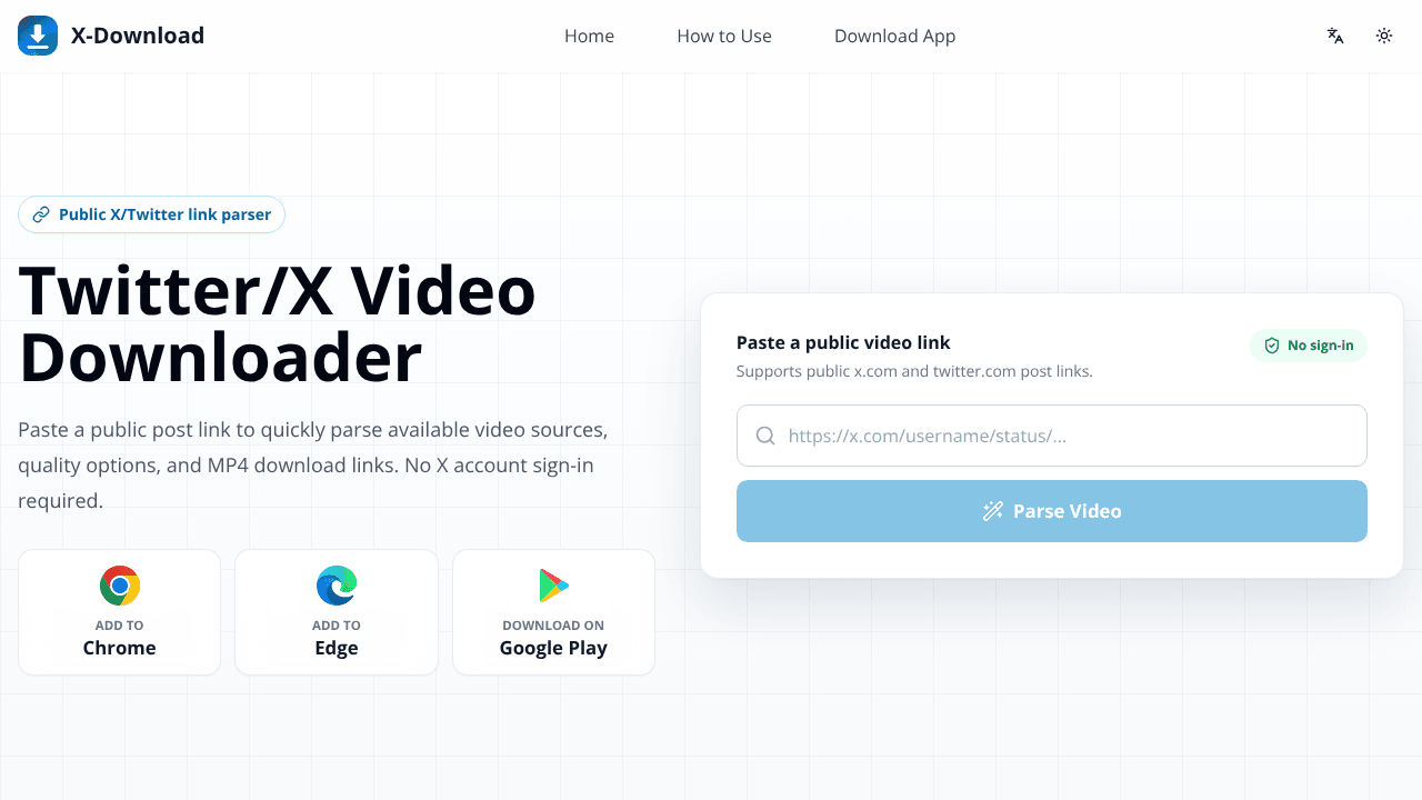 Twitter/X Video Downloader