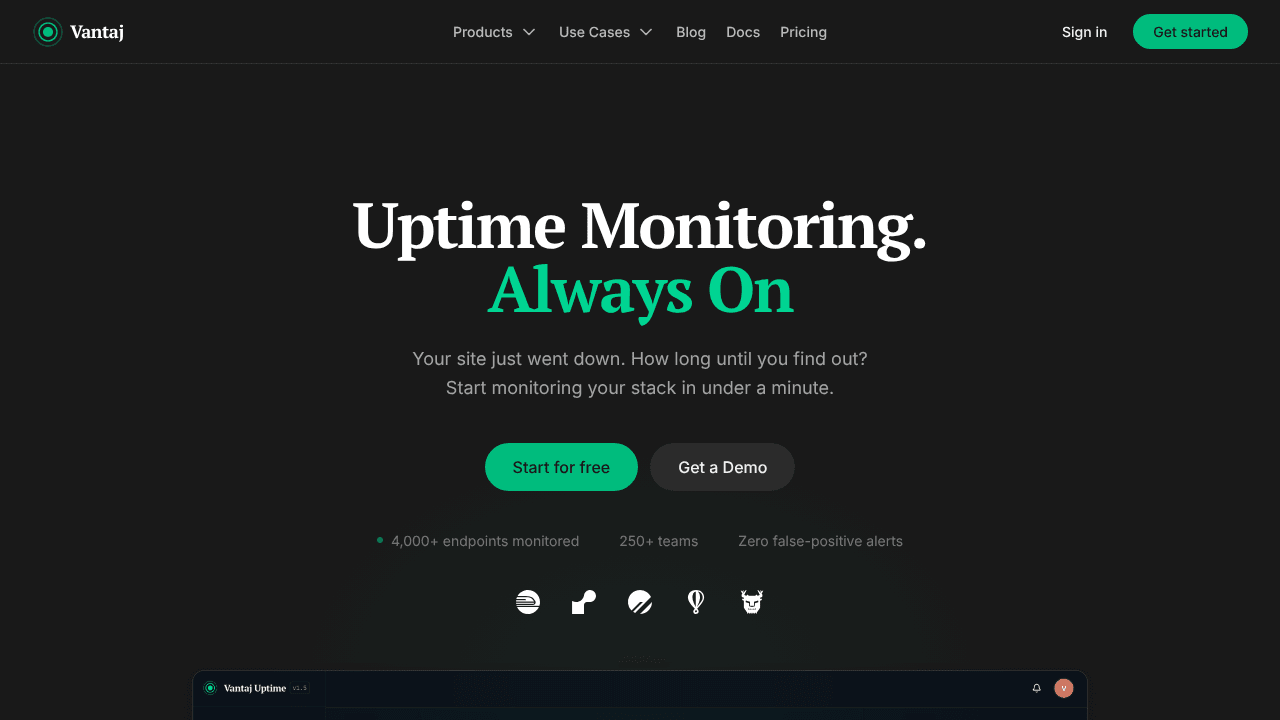 Vantaj Uptime New Features (MCP & more)