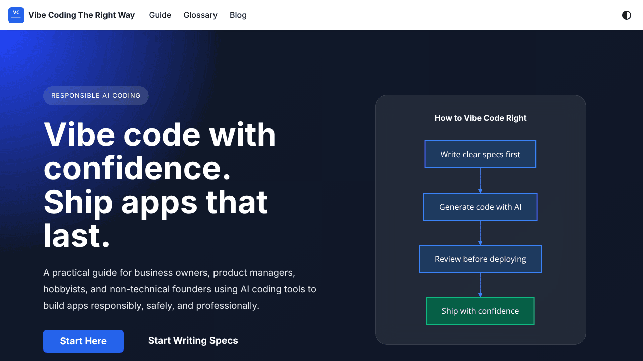 Vibe Coding The Right Way