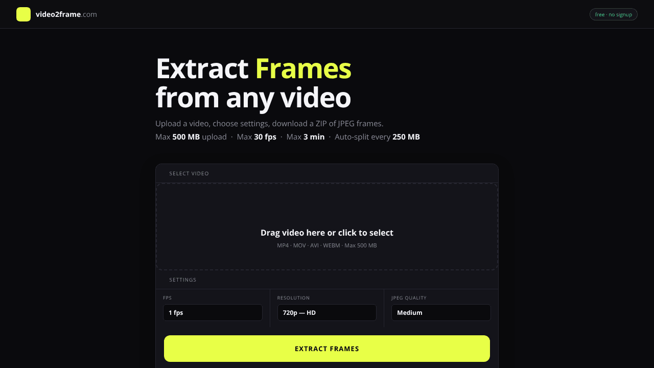 video2frame.com