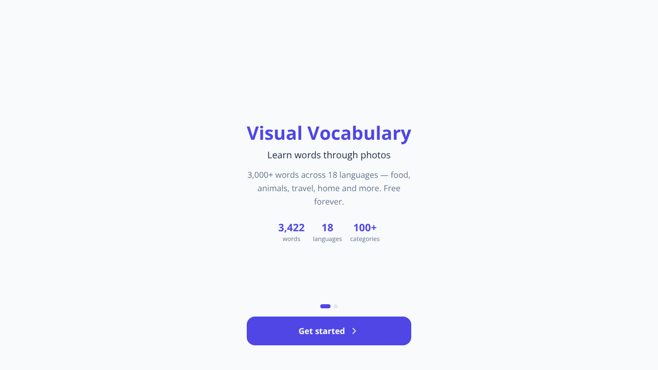 Visual Vocabulary