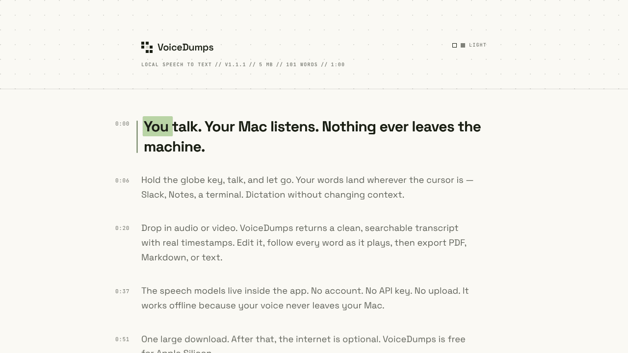 VoiceDumps