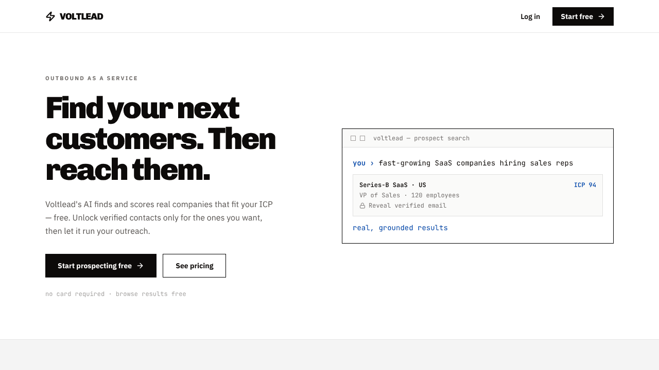 Voltlead — Outbound on Autopilot