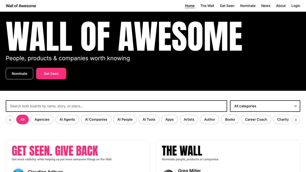 Wall of Awesome