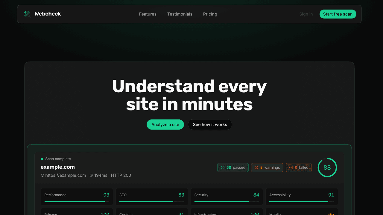 Webcheck