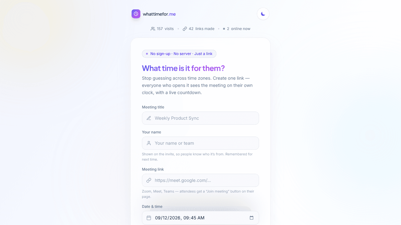 whattimefor.me