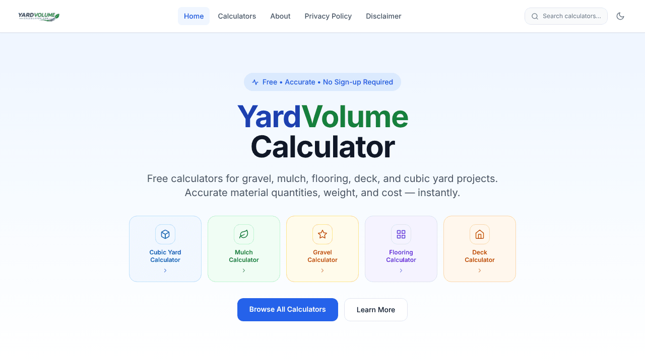 YardVolumeCalculator
