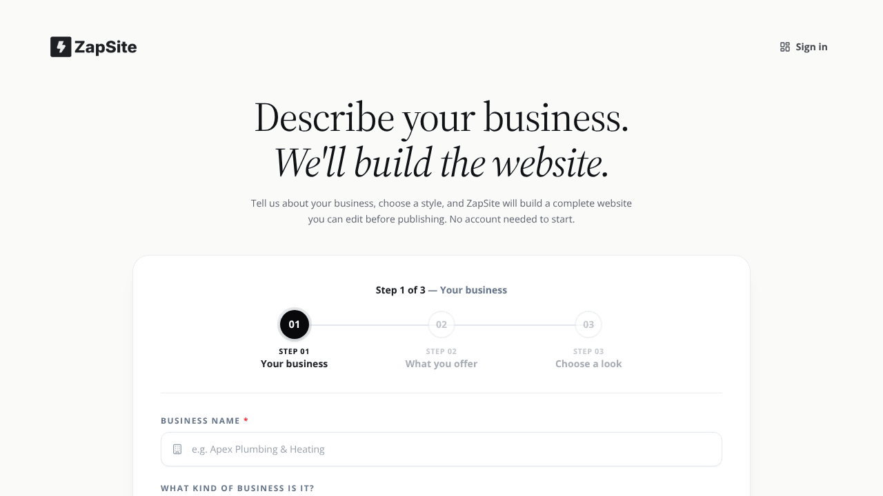ZapSite