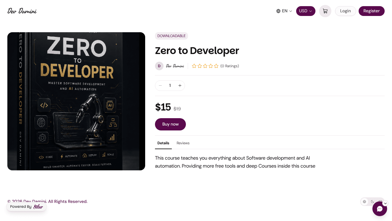 Zero to Developer