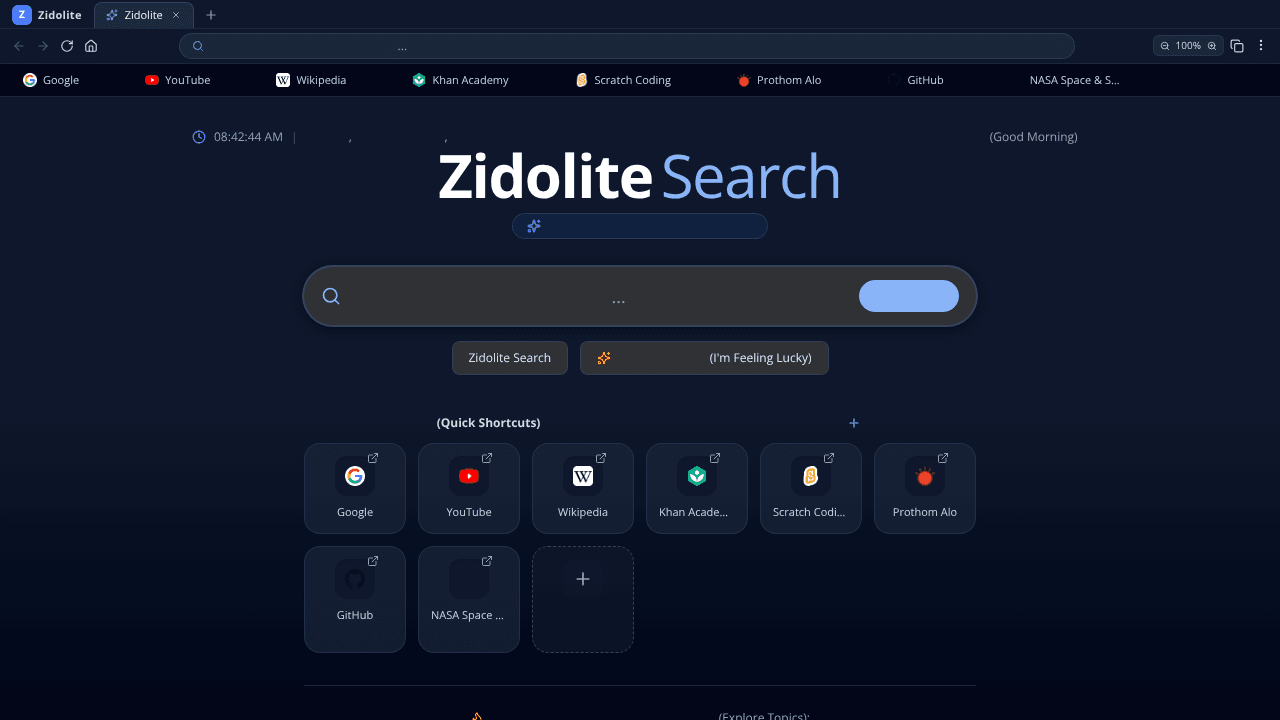 Zidolite Search