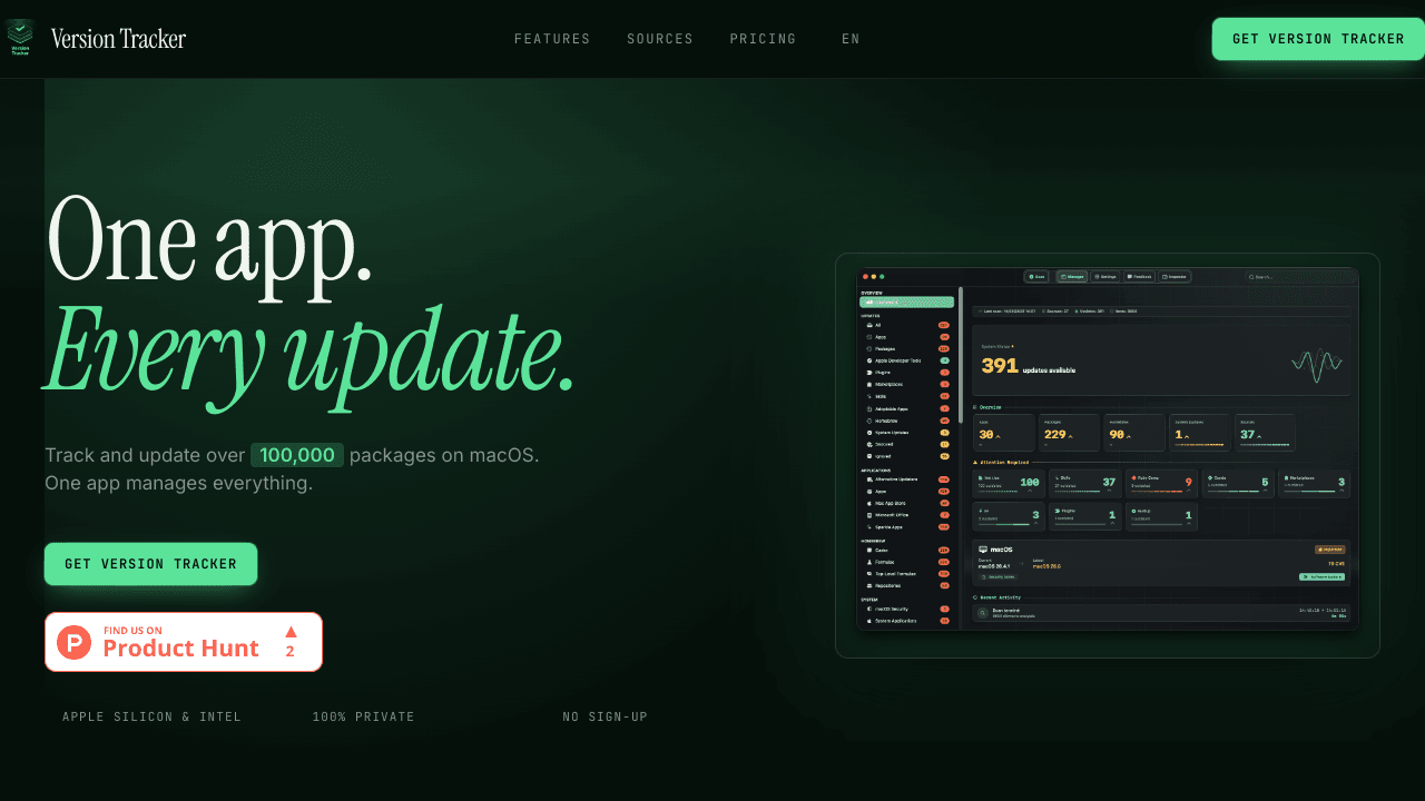 Version Tracker